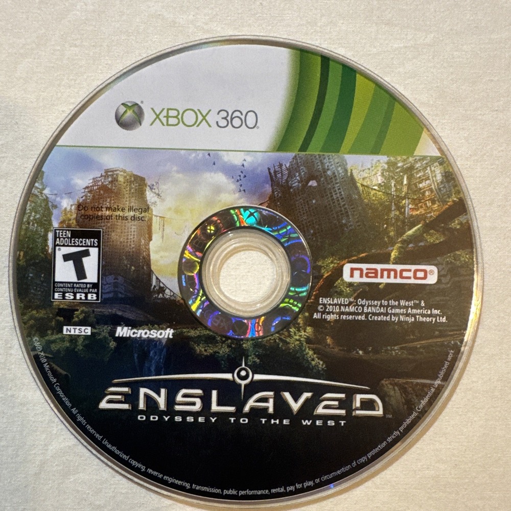 Namco Bandai Games Enslaved: Odyssey to the West Xbox 360 T Teen Disc Only
